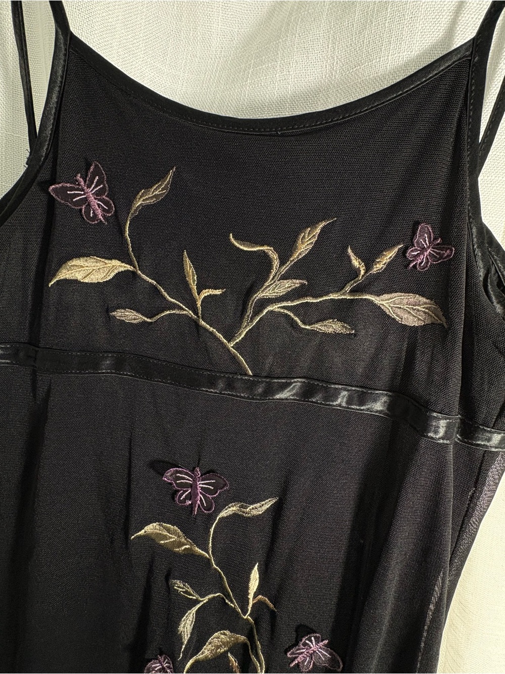 Black Slip Dress vintage - Picture 5 of 11